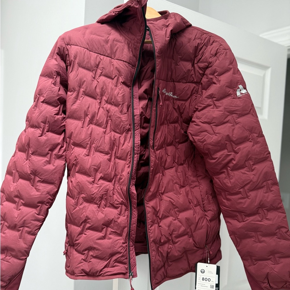 Eddie Bauer Maroon Puffer Jacket